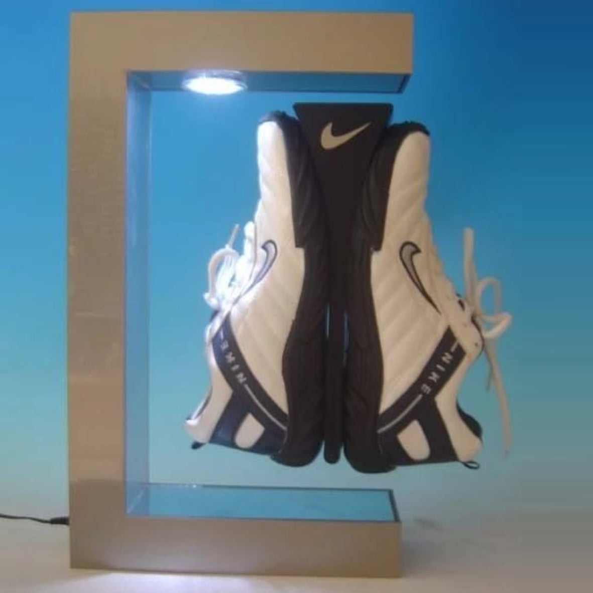 Shoe Display with Magnetic Levitation