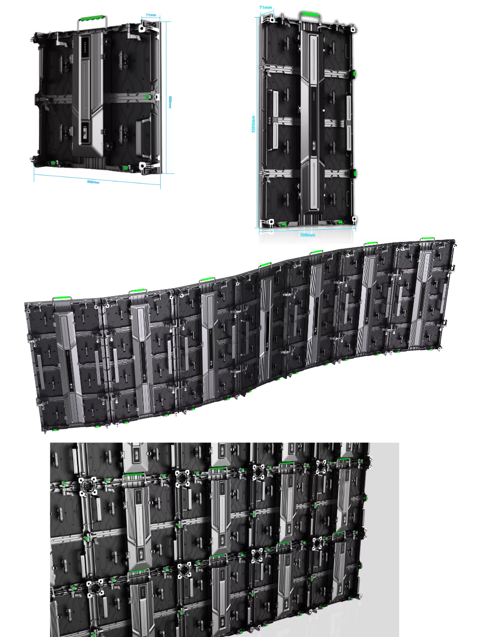 P3.91 Indoor Rental LED Display Screen for Stage Conferences Exhibitions