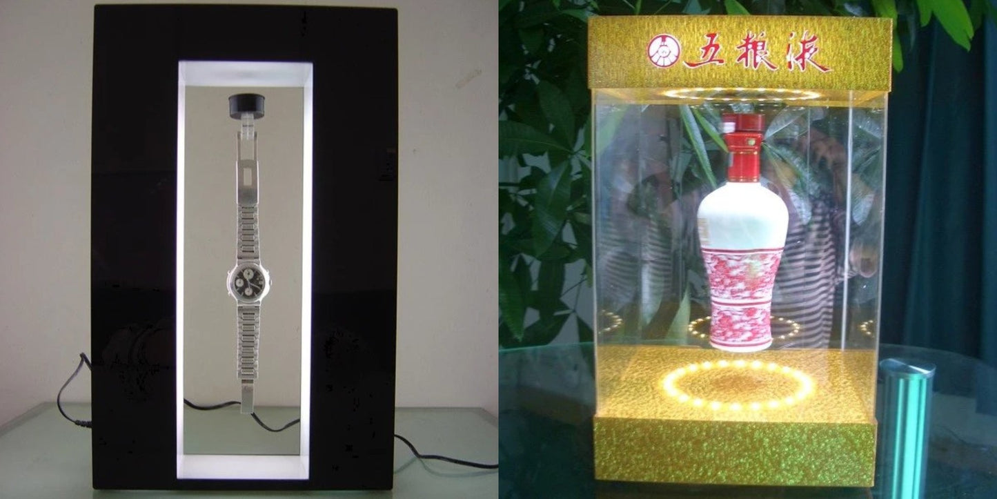 Shoe Display with Magnetic Levitation