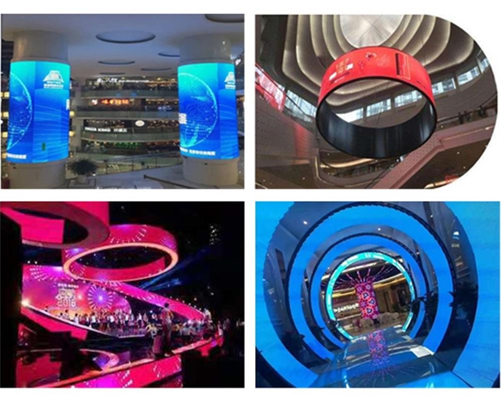 P2.5 Indoor 320x160mm Full Color Soft Flexible LED Module For LED Screen