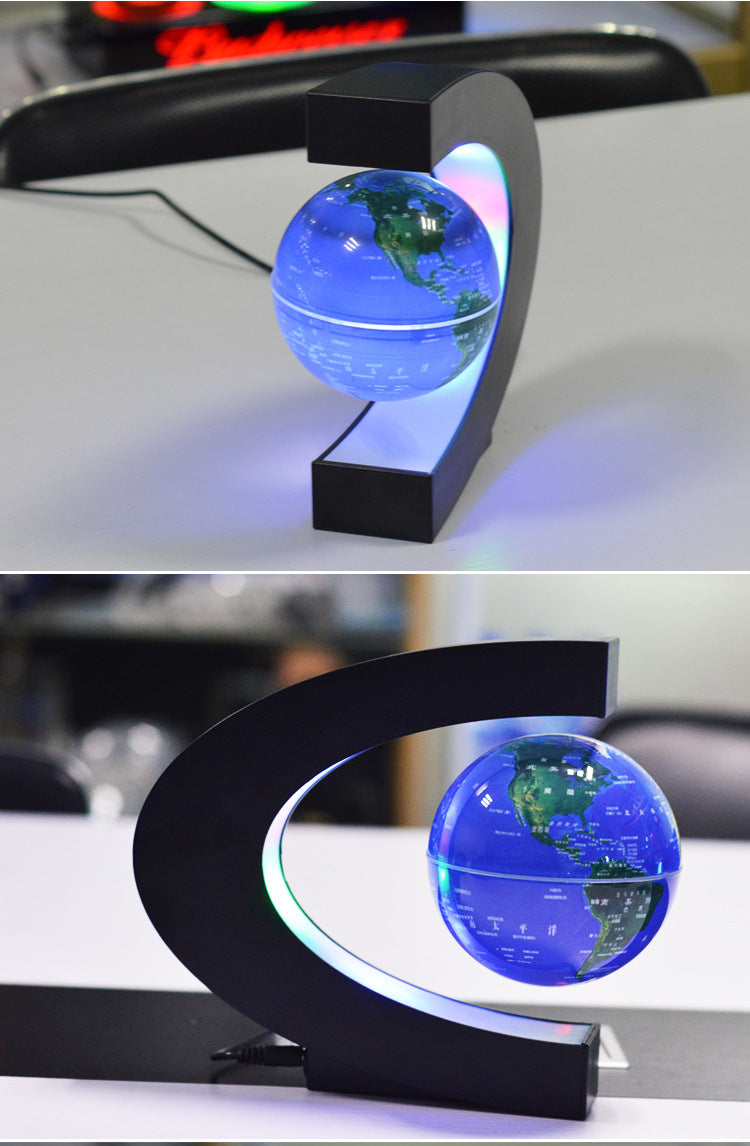 New Dimension: HD Luminous Magnetic Levitation Globe