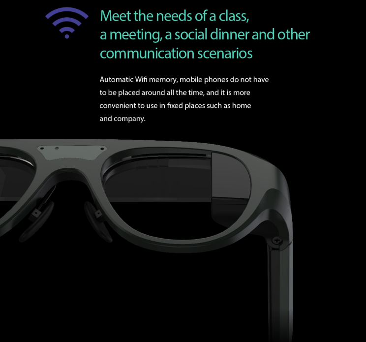 LeionHey G35 Hearing Aid / Translation Smart Glasses