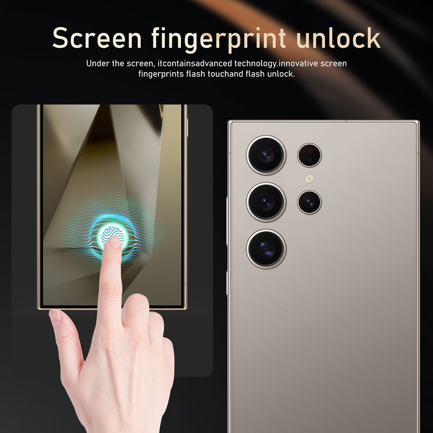 S24 Ultra+شاشة كبيرة 7.3 بوصة