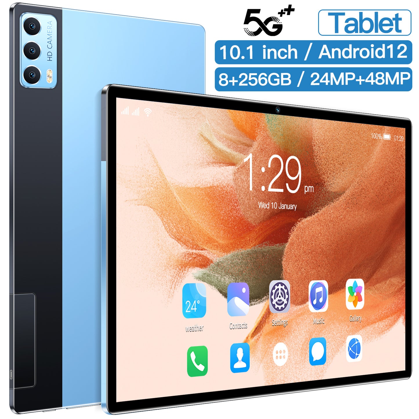 جهاز لوحي ذكي جديد X11Pro يعمل بنظام أندرويد مقاس 10 بوصات مزود بواي فاي وبلوتوث