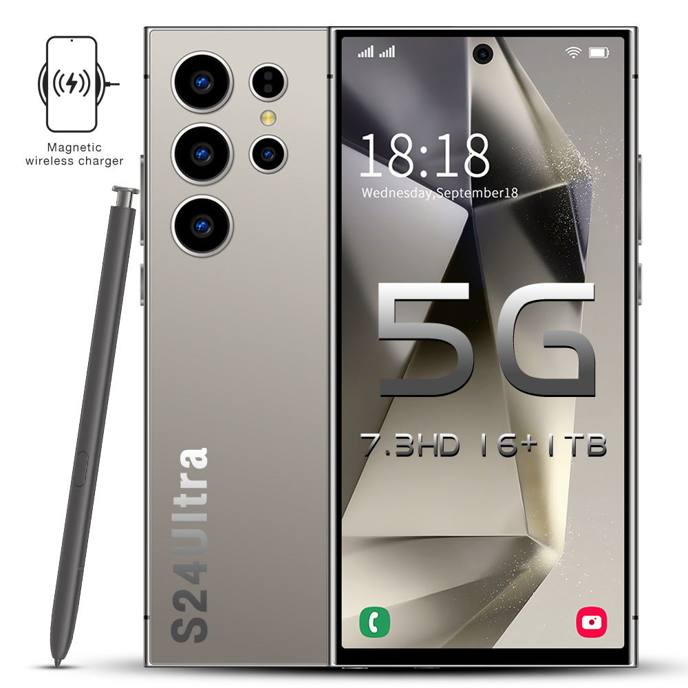هاتف S24 Ultra الذكي بشاشة كبيرة 16+1T