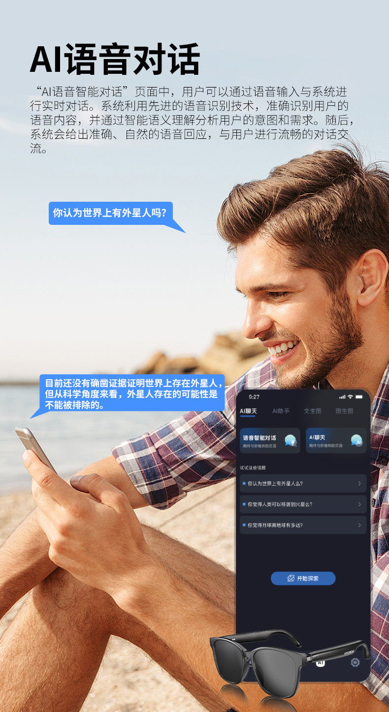 Hyundai HY-C8 AI smart translation glasses