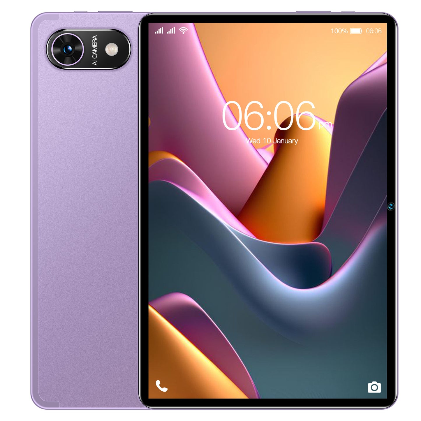 جهاز لوحي ذكي P70 يعمل بنظام Android مع بطاقة توصيل WiFi وبلوتوث و4G