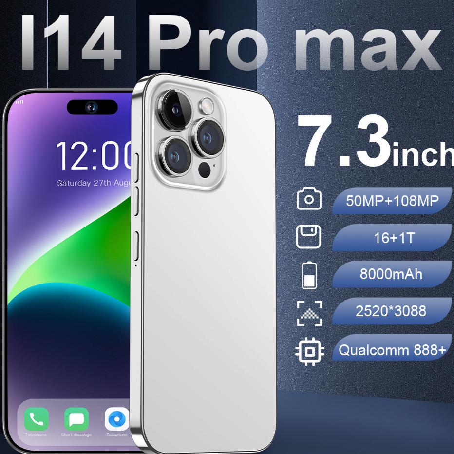 موبايل i14ProMax شاشة كبيرة 7.3