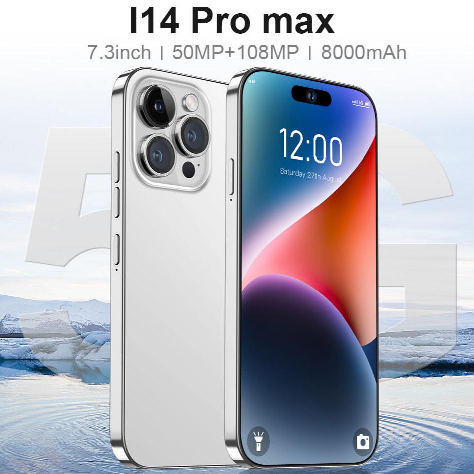 هاتف ذكي I14ProMax 16G+1TB 7.3 بوصة