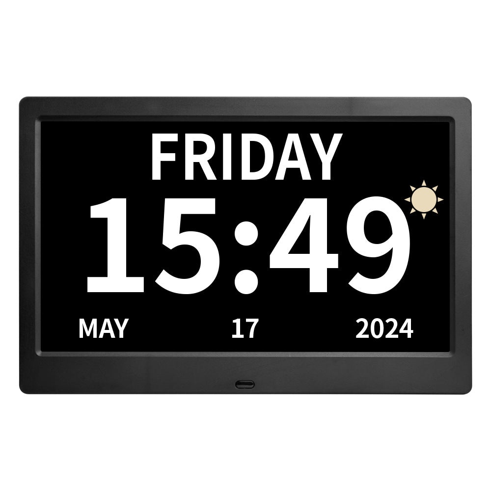 Electronic clock machine 10 inch 8 inch digital photo frame