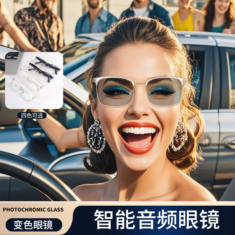 نظارات صوتية ذكية GS13 نظارات بلوتوث متغيرة الألوان