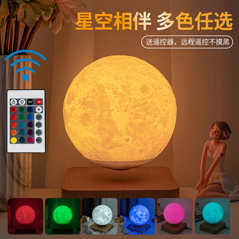Lunar Magic: Moon Maglev Night Light