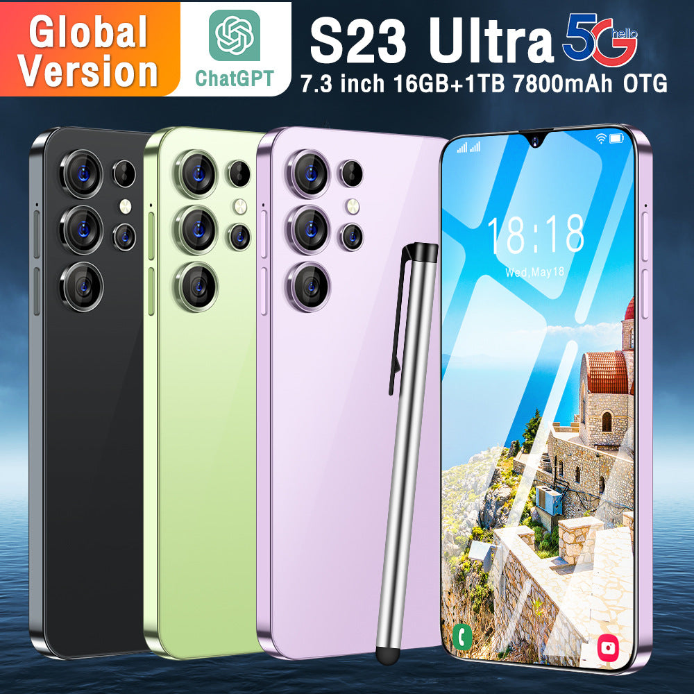 S23 Ultra الجديد 4G Android 16+1T