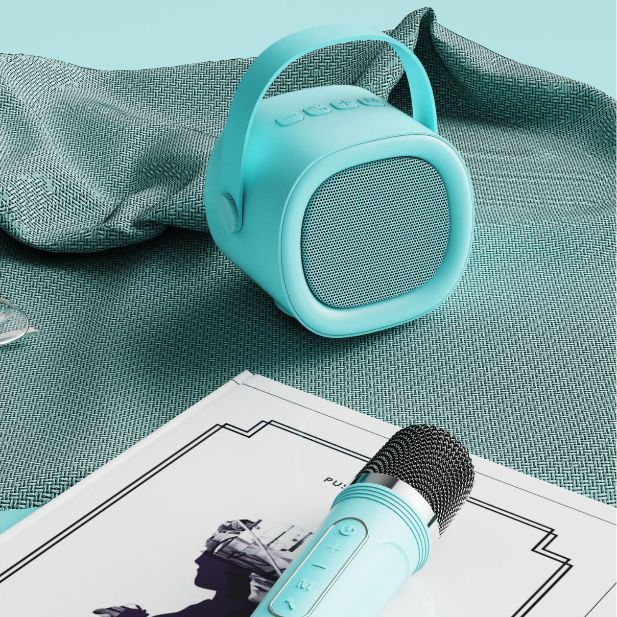 New family gathering karaoke artifact Bluetooth speaker