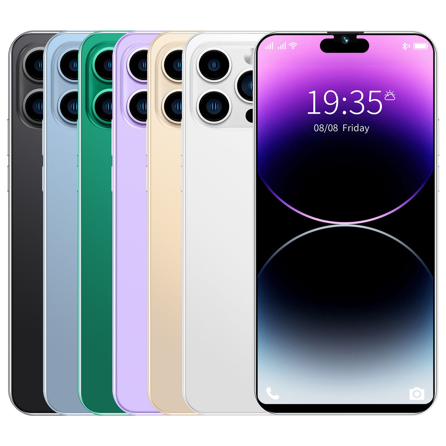 هاتف ذكي I14ProMax 16G+1TB 7.3 بوصة