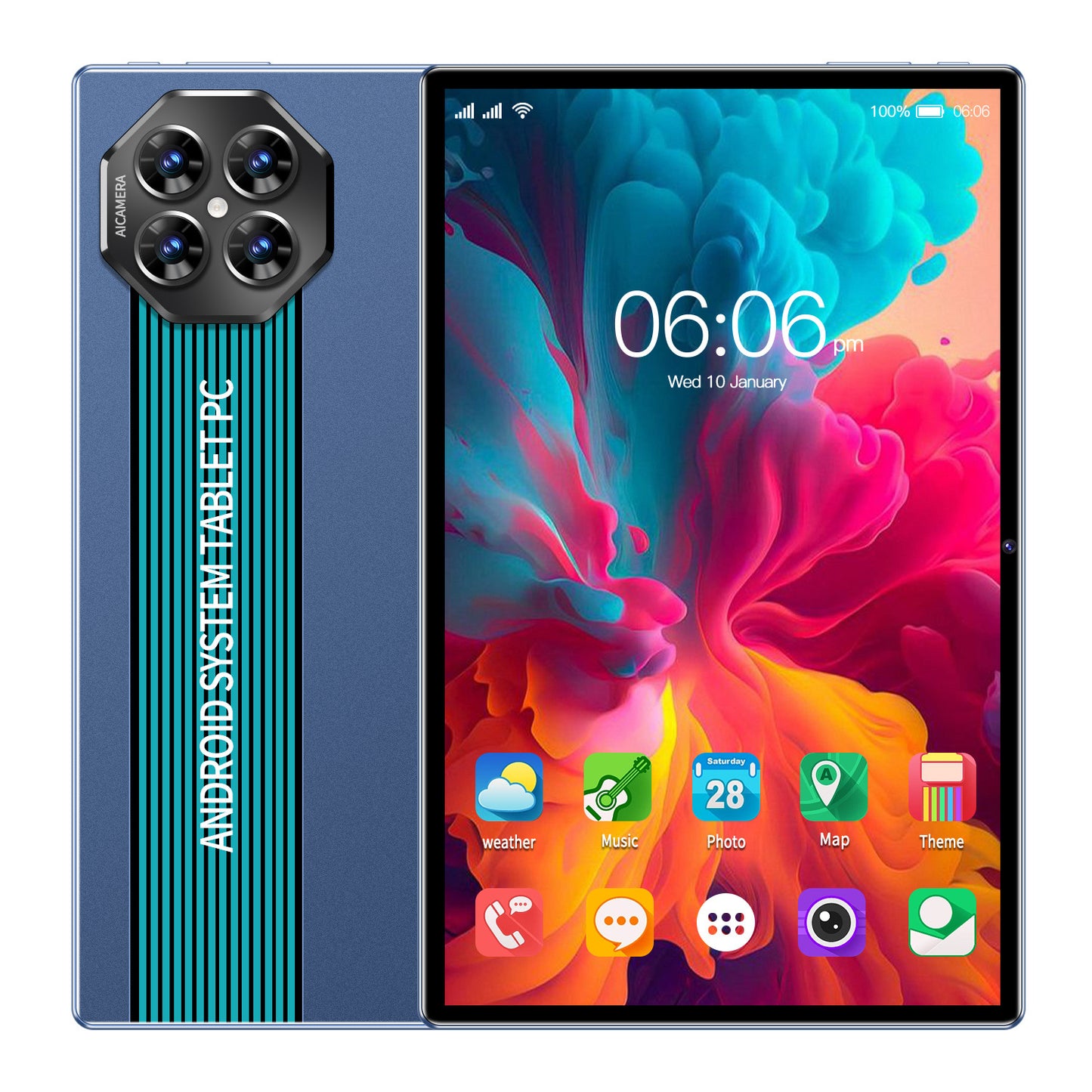 جهاز كمبيوتر لوحي Max80 جديد بشاشة عالية الدقة مقاس 10.1 بوصة يعمل بنظام Android ومكالمات ذكية وWiF (إصدار ساخن)