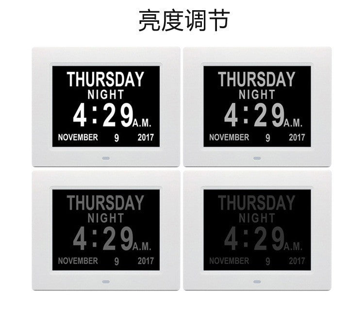 Electronic clock machine 10 inch 8 inch digital photo frame