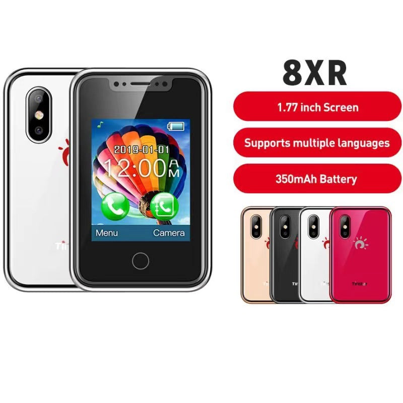 8XR هاتف محمول صغير للغاية بشاشة تعمل باللمس مقاس 1.77 بوصة
