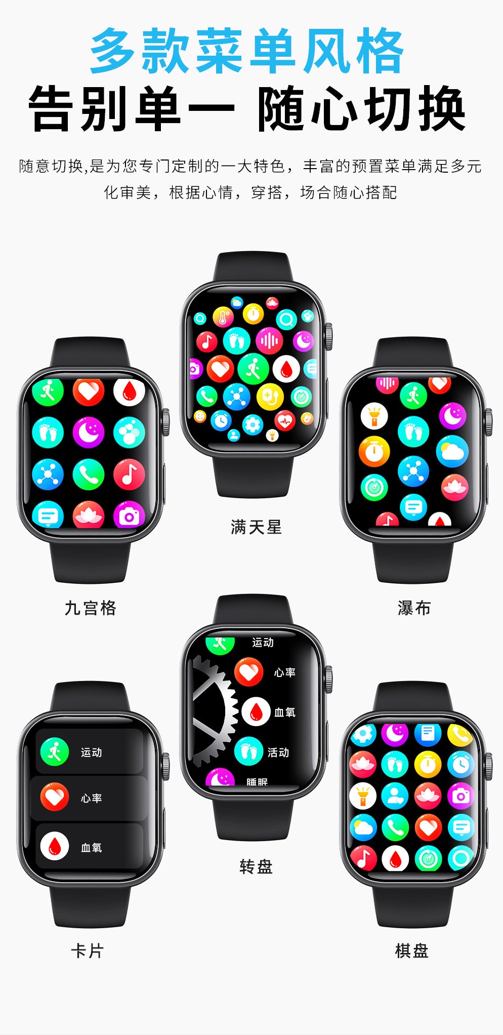 F100 Smart Watch ECG Electrocardiogram Monitoring