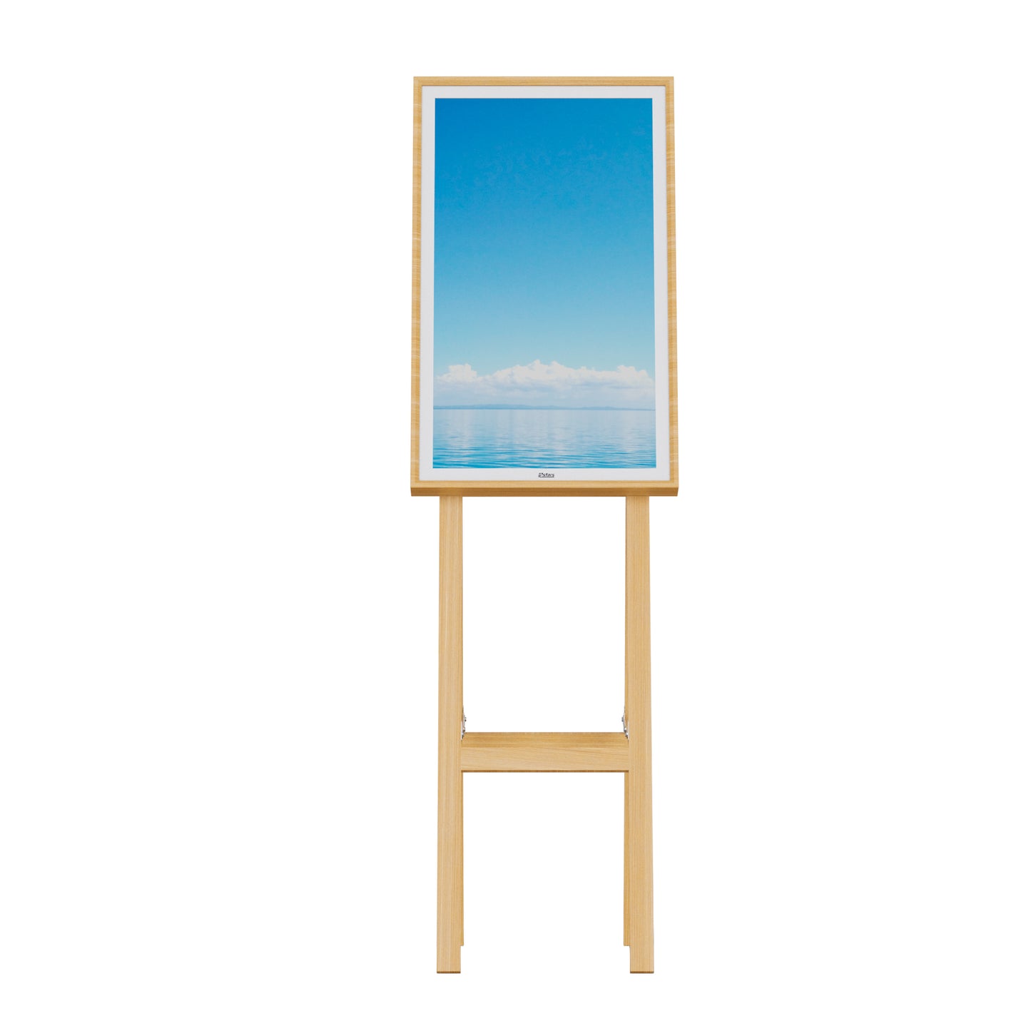 Indoor wooden frame advertising screen