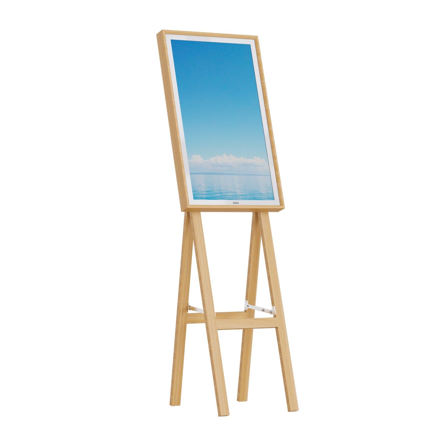 Indoor wooden frame advertising screen