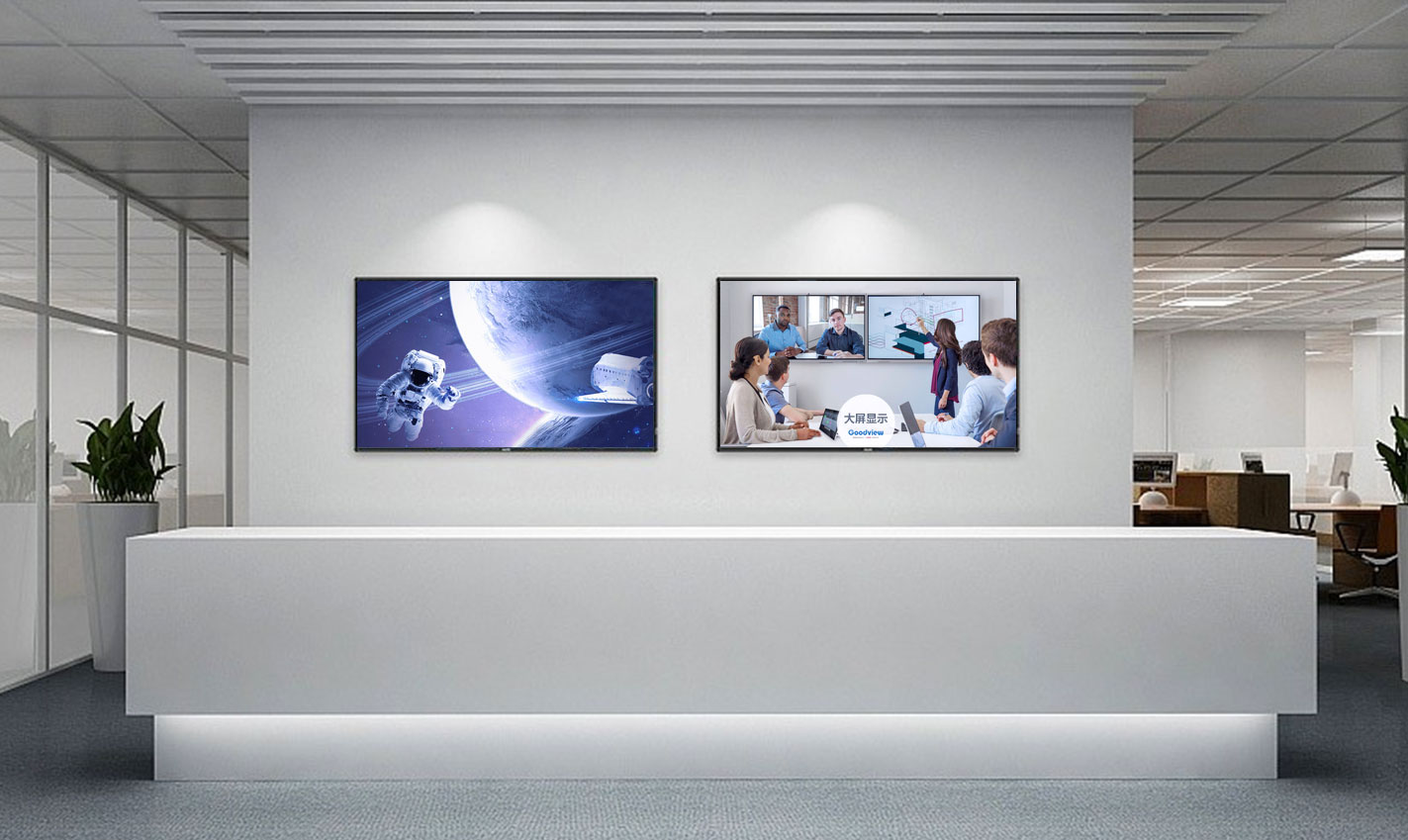 32-inch building horizontal screen advertising machine