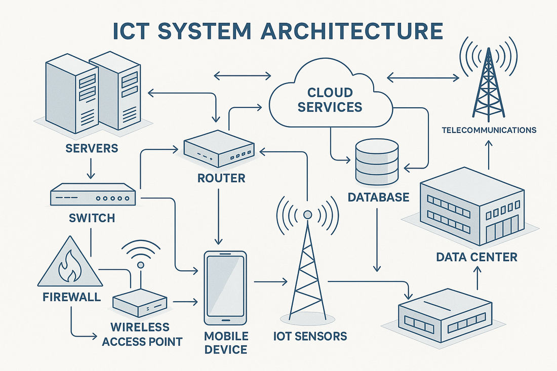 Relationship of SCS, ISP, OSP, DAS