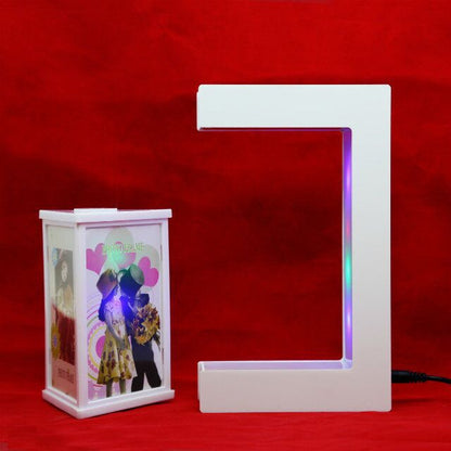 Magnetic Levitation Three-Sided Photo Frame