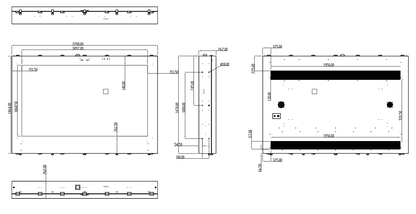 86-inch wall-mounted outdoor advertising machine
