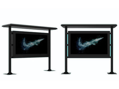 86-inch column ceiling outdoor advertising machine