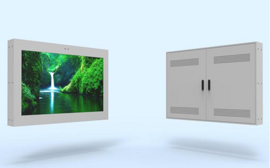 86-inch wall-mounted outdoor advertising machine (embedded)