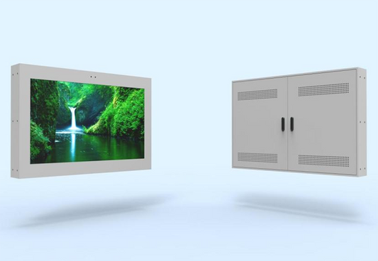 98-inch wall-mounted outdoor advertising machine (embedded)