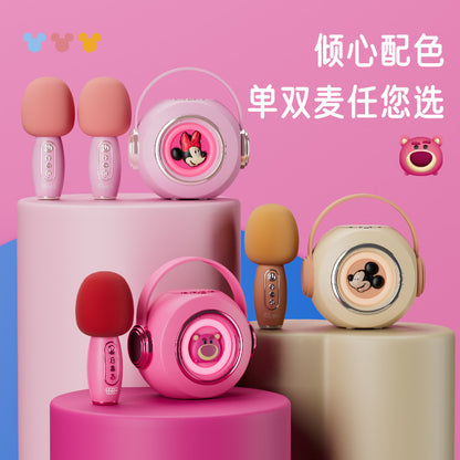 مكبر صوت بلوتوث Strawberry Bear Karaoke Audio متعدد الإمكانيات
