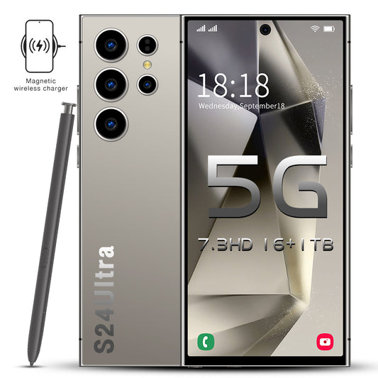 هاتف S24 Ultra الذكي بشاشة كبيرة 16+1T
