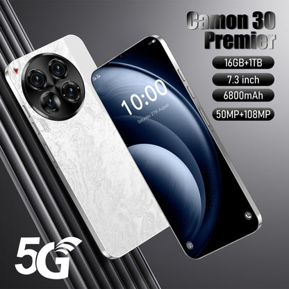 هاتف ذكي أصلي Camon30 HD بشاشة كبيرة 16+1T