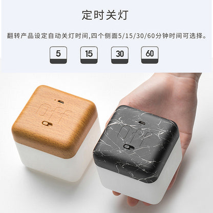 مصباح ليلي HBK Fun Rubik's Cube Flip Timer