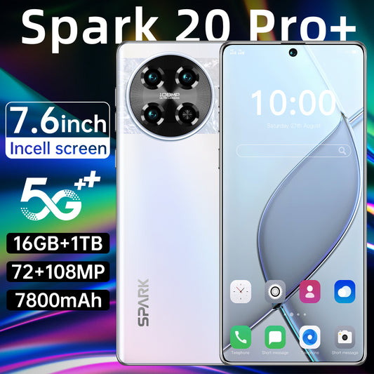 هاتف Spark 20 Pro+ 16+1T بشبكة 4G حقيقية