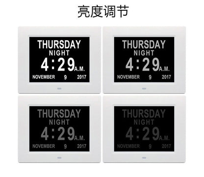 Electronic clock machine 10 inch 8 inch digital photo frame