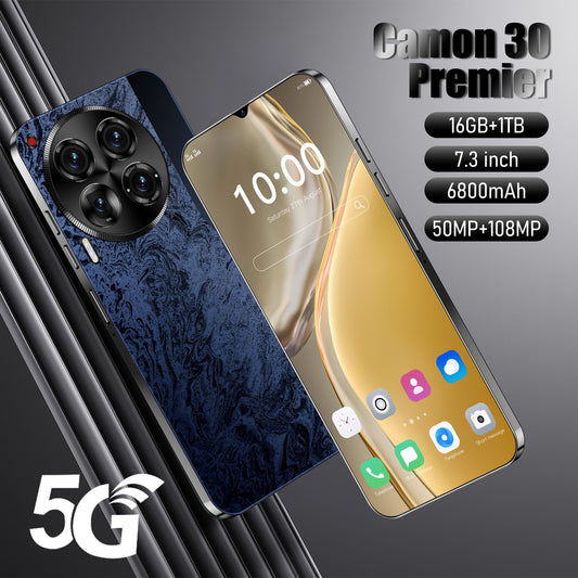 هاتف ذكي أصلي Camon30 HD بشاشة كبيرة 16+1T