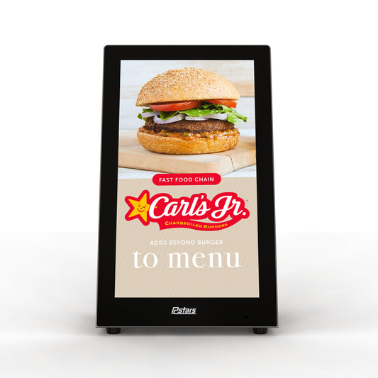 Indoor desktop advertising screen