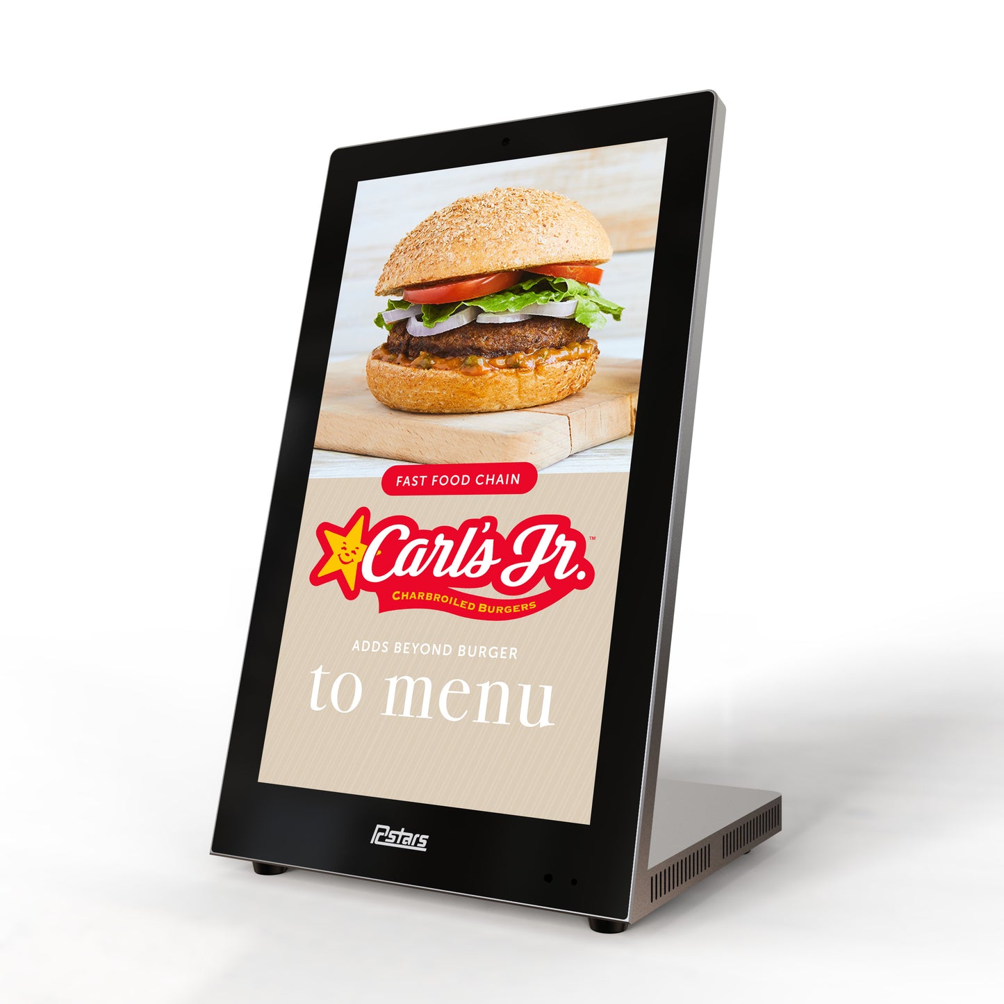 Indoor desktop advertising screen